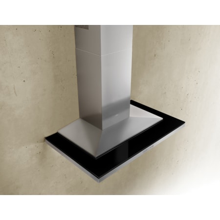Zephyr-ALA-M90-Layers Wall Mount Range Hood in Black Downward Angle