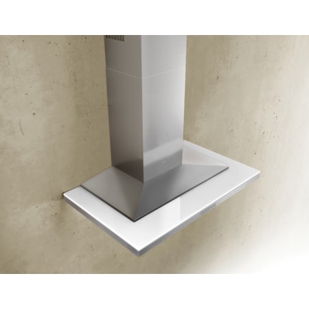 Zephyr-ALA-M90-Layers Wall Mount Range Hood in White Downward Angle