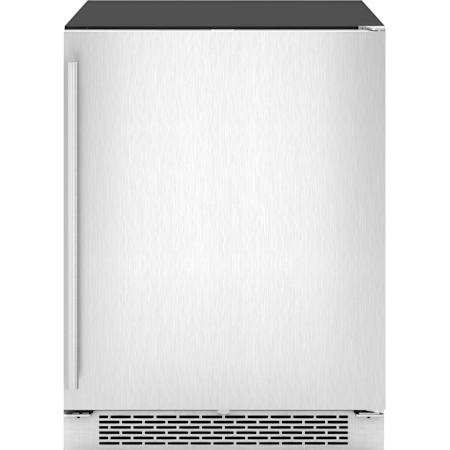 Zephyr 24 Inch Wide 98 Can Capacity Energy Star Certified Beverage Cooler with PreciseTemp™ and Vibration Dampening System Stainless Steel