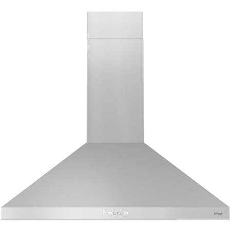 Zephyr Brisas 290 - 600 CFM 30 Inch Wide Wall Mounted Range Hood with LumiLight LED Lighting Stainless Steel