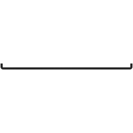 Zephyr Accent Rail for MESA Range Hood - DME Matte Black