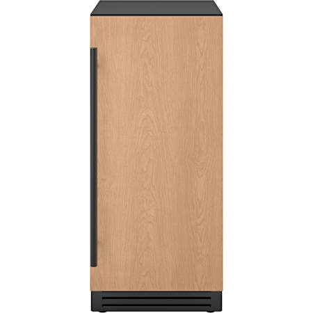 Zephyr Presrv 15" Wide 26 Lb Capacity Panel Ready Built-In and Free Standing Ice Maker with 80 Lbs Daily Ice Production Panel Ready