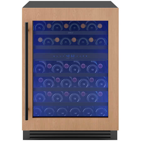 Zephyr Presrv 24 Inch Wide 45 Bottle Capacity Panel Ready Built-In / Free Standing Wine Cooler Panel Ready