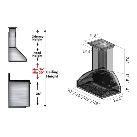 Zline-393-30-Dimensions