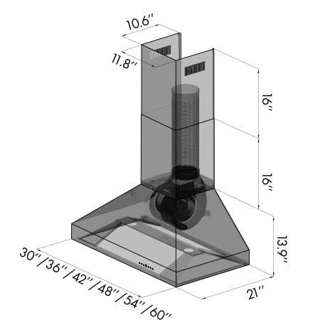 Zline-597-RD-30-Dimensions