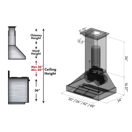 Zline-655-48-Dimensions