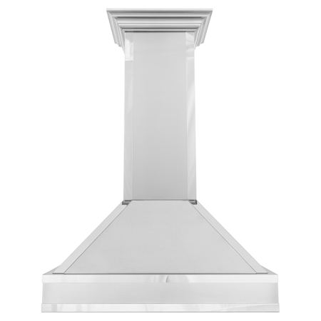 ZLINE 280 - 700 CFM 36 Inch Wide Outdoor Fingerprint Resistant Wall Mounted Range Hood with Baffle Filters Fingerprint Resistant Stainless Steel