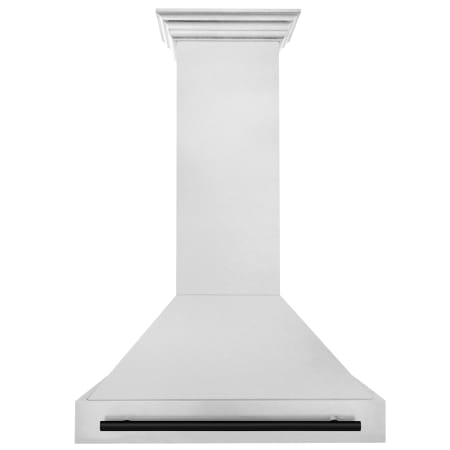 ZLINE Autograph Edition 280 - 700 CFM 36 Inch Wide Outdoor Fingerprint Resistant Wall Mounted Range Hood with LED Lighting and Accent Handle DuraSnow Stainless Steel