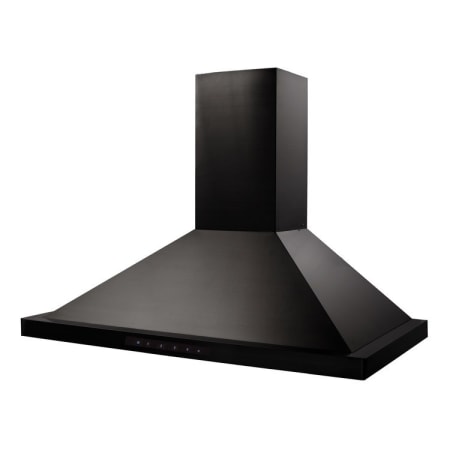 ZLINE 120 - 400 CFM 36 Inch Wide 110V Wall Mounted Range Hood with 4 Speeds Black Stainless Steel