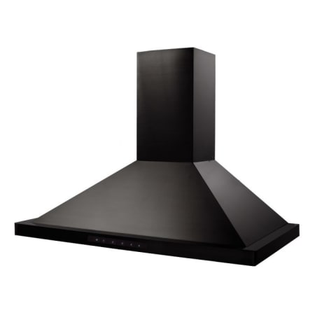 ZLINE 120 - 400 CFM 48 Inch Wide 110V Wall Mounted Range Hood with Convertible Ventilation Black Stainless Steel