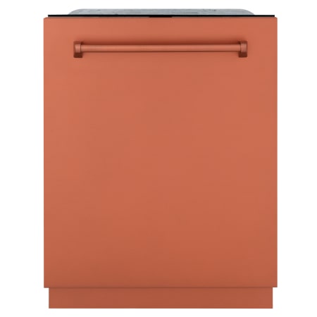ZLINE Monument 24 Inch Wide 16 Place Setting Built-In Top Control Dishwasher with Heated Dry Copper
