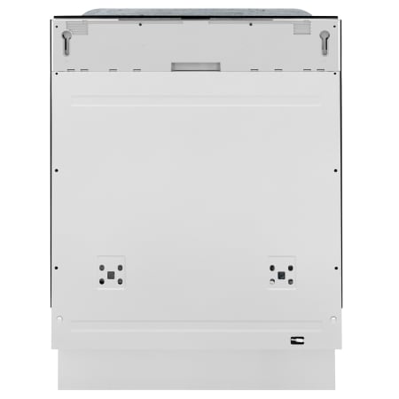 ZLINE 24 Inch Wide 16 Place Setting Built-In Panel Ready Top Control Dishwasher with Smart Wash Technology and Quad-Filter Cleaning Matte Black