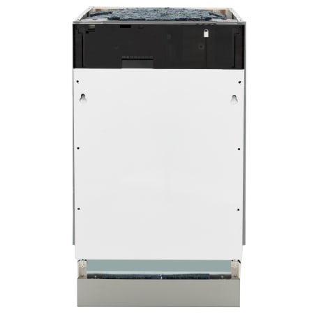 ZLINE 18 Inch Wide 10 Place Setting Built-In Panel Ready Top Control Dishwasher Matte Black
