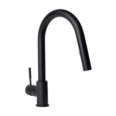 ZLINE Gemini 1.8 GPM Single Hole Pull Down Kitchen Sink Faucet Matte Black
