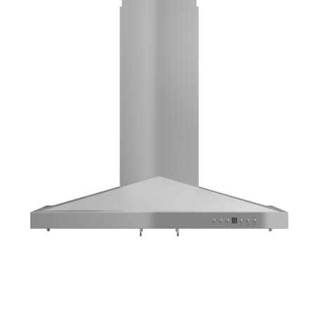 ZLINE 120 - 400 CFM 36 Inch Wide Island Range Hood with LED Lights and Convertible Ventilation Stainless Steel