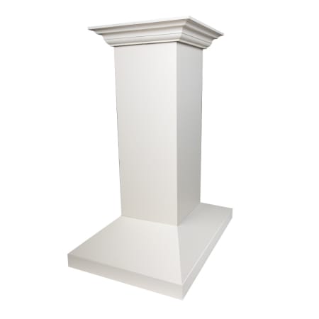 ZLINE 120 - 400 CFM 36 Inch Wide Island Range Hood with Baffle Filters and Convertible Ventilation Wood / Cottage White