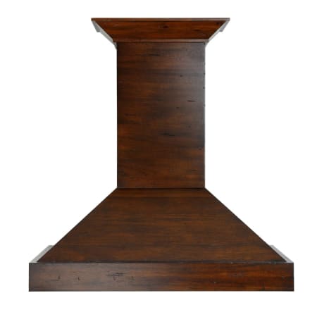 ZLINE 120 - 400 CFM 48 Inch Wide Wall Mounted Range Hood with LED Lights and 4 Speeds Wood / Walnut