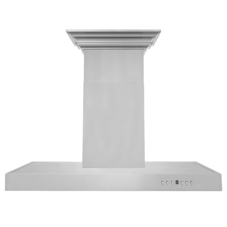 ZLINE 120 - 400 CFM 24 Inch Wide Wall Mounted Range Hood with Crown Sound Bluetooth Speakers Stainless Steel