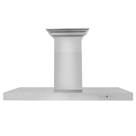 ZLINE 120 - 400 CFM 48 Inch Wide Wall Mounted Range Hood with Bluetooth and Baffle Filters Stainless Steel
