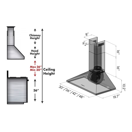 Zline-KL2CRN-42-Dimensions
