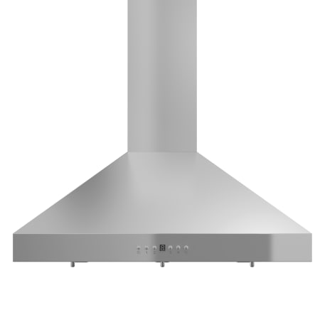 ZLINE 120 - 400 CFM 42 Inch Wide Wall Mounted Range Hood with LED Lights and Push Button Controls Stainless Steel