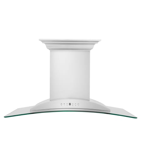 ZLINE 120 - 400 CFM 36 Inch Wide Wall Mounted Range Hood with Push Button Controls and Bluetooth Stainless Steel