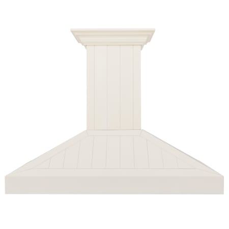 ZLINE 120 - 400 CFM 48 Inch Wide Wall Mounted Range Hood with 4 Speeds and LED Lights Wood / Cottage White