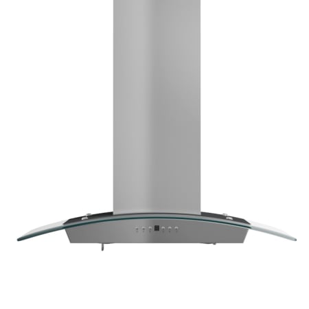 ZLINE 120 - 400 CFM 36 Inch Wide Wall Mounted Range Hood with Push Button Controls and LED Lights Stainless Steel