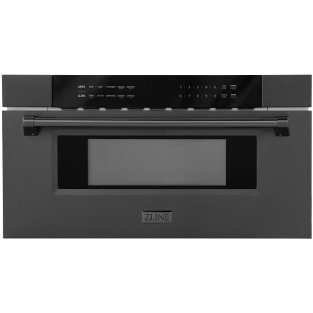 ZLINE 30 Inch Wide 1.2 Cu. Ft. 1000 Watt Drawer Microwave with Auto-Touch Open / Close Black Stainless Steel