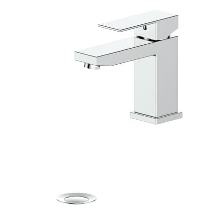 ZLINE North Lake 1.5 GPM Single Hole Bathroom Faucet Chrome