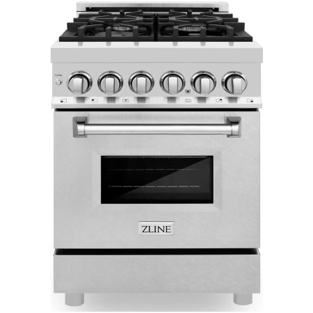 ZLINE Legacy 24 Inch Wide 2.8 Cu. Ft. Free Standing Dual Fuel Range with Fingerprint Resistant Door and Italian-Made Sealed Burners Stainless Steel