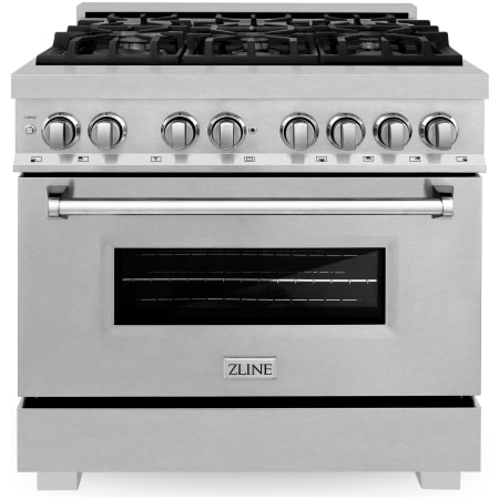 ZLINE Legacy 36 Inch Wide 4.6 Cu. Ft. Free Standing Fingerprint Resistant Dual Fuel Range with Italian-Made Sealed Burners Stainless Steel