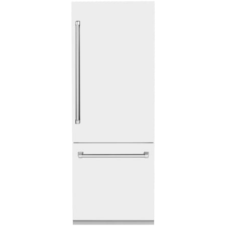 White Matte / Stainless Steel