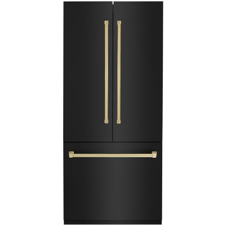 Black Stainless Steel / Polished Gold