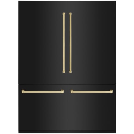 Black Stainless Steel / Polished Gold