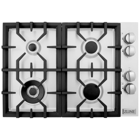 ZLINE Series 30 Inch Wide 4 Burner Natural Gas Cooktop with Italian-Made Sealed Burners Stainless Steel