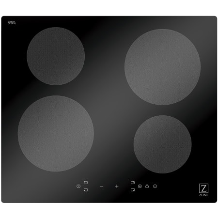 ZLINE 24 Inch Wide 4 Burner Induction Cooktop with Power Boost Mode Black