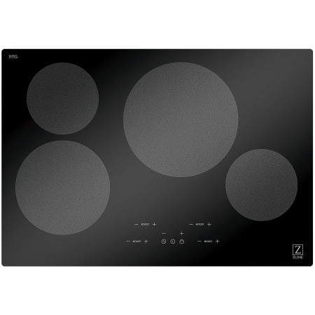 ZLINE 30 Inch Wide 4 Burner Induction Cooktop with Power Boost Mode Black