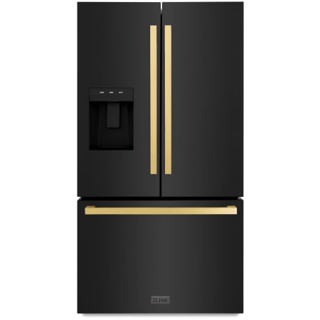 Black Stainless Steel / Polished Gold