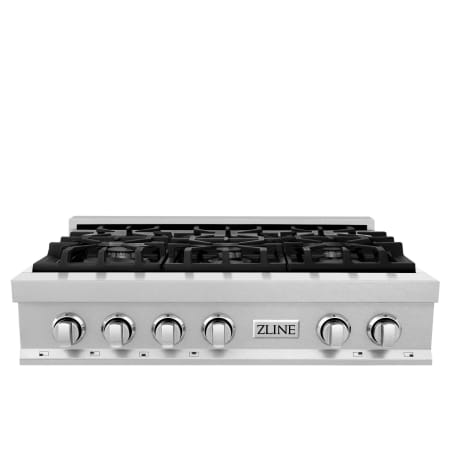 ZLINE Series 36 Inch Wide 6 Burner Fingerprint Resistant Natural Gas Rangetop with Italian-Made Sealed Burners Fingerprint Resistant Stainless Steel