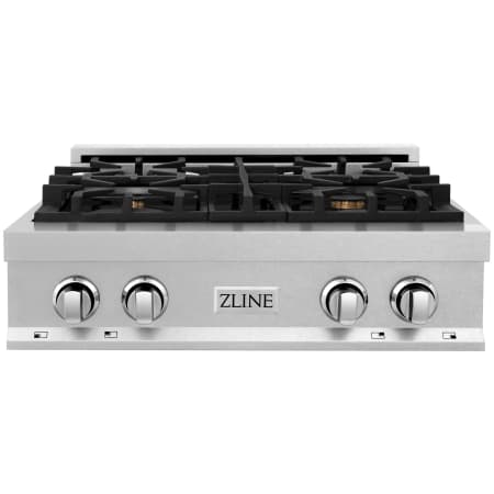 ZLINE 30 Inch Wide 4 Burner Fingerprint Resistant Natural Gas Rangetop with Brass Burners Fingerprint Resistant Stainless Steel
