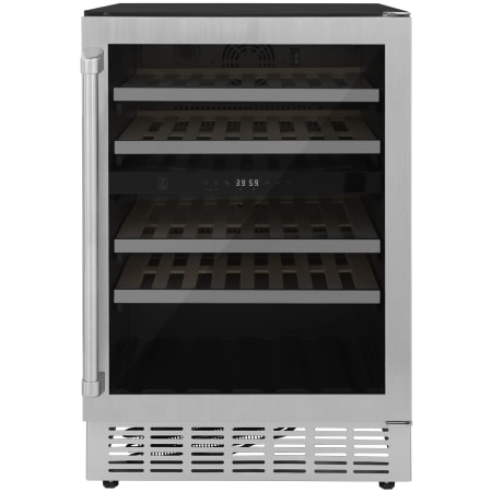 ZLINE 24 Inch Wide 44 Bottle Capacity Built-In / Free Standing Wine Cooler with Dual Pane Glass Door Stainless Steel