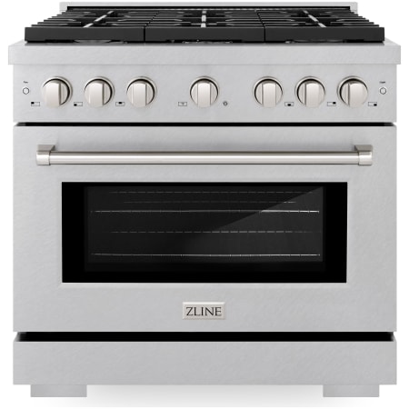 ZLINE Paramount 36 Inch Wide 5.2 Cu. Ft. Free Standing Fingerprint Resistant Gas Range with Italian-Made Sealed Burners Stainless Steel