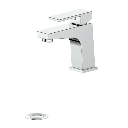 ZLINE South Lake 1.5 GPM Single Hole Bathroom Faucet Chrome