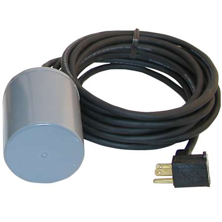 Zoeller Switch-Mate Piggyback Variable Level Float Switch 115V with 20' Cord Gray