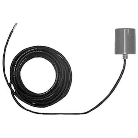 Zoeller 115V/230V 20A Piggyback Variable Level Float Switch with 25' Cord (Wire Leads) N/A