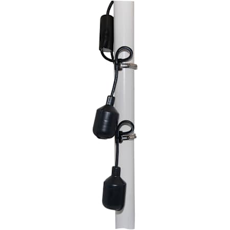 Zoeller Switch-Mate Double Piggyback Variable Level Float Switch 230V with 15' Cord Black