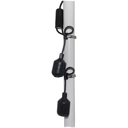 Zoeller Switch-Mate Double Piggyback Variable Level Float Switch 230V with 15' Cord Black