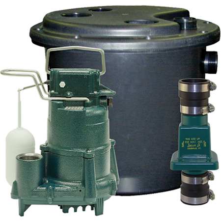 Zoeller 1/2 HP Sump Pump with Basin N/A