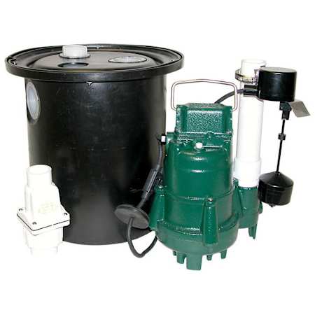 Zoeller Model 135 Drain Pump 0.40 HP, 115V Black